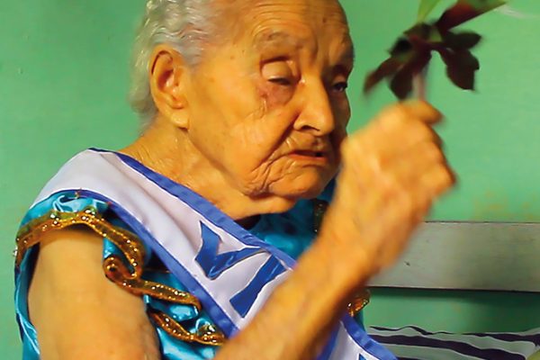 Dona Chiquinha Ferreira, 111 anos, em 2021, de São Gonçalo do Amarante, RN?Foto: Biaggio/ Helenita Hollanda