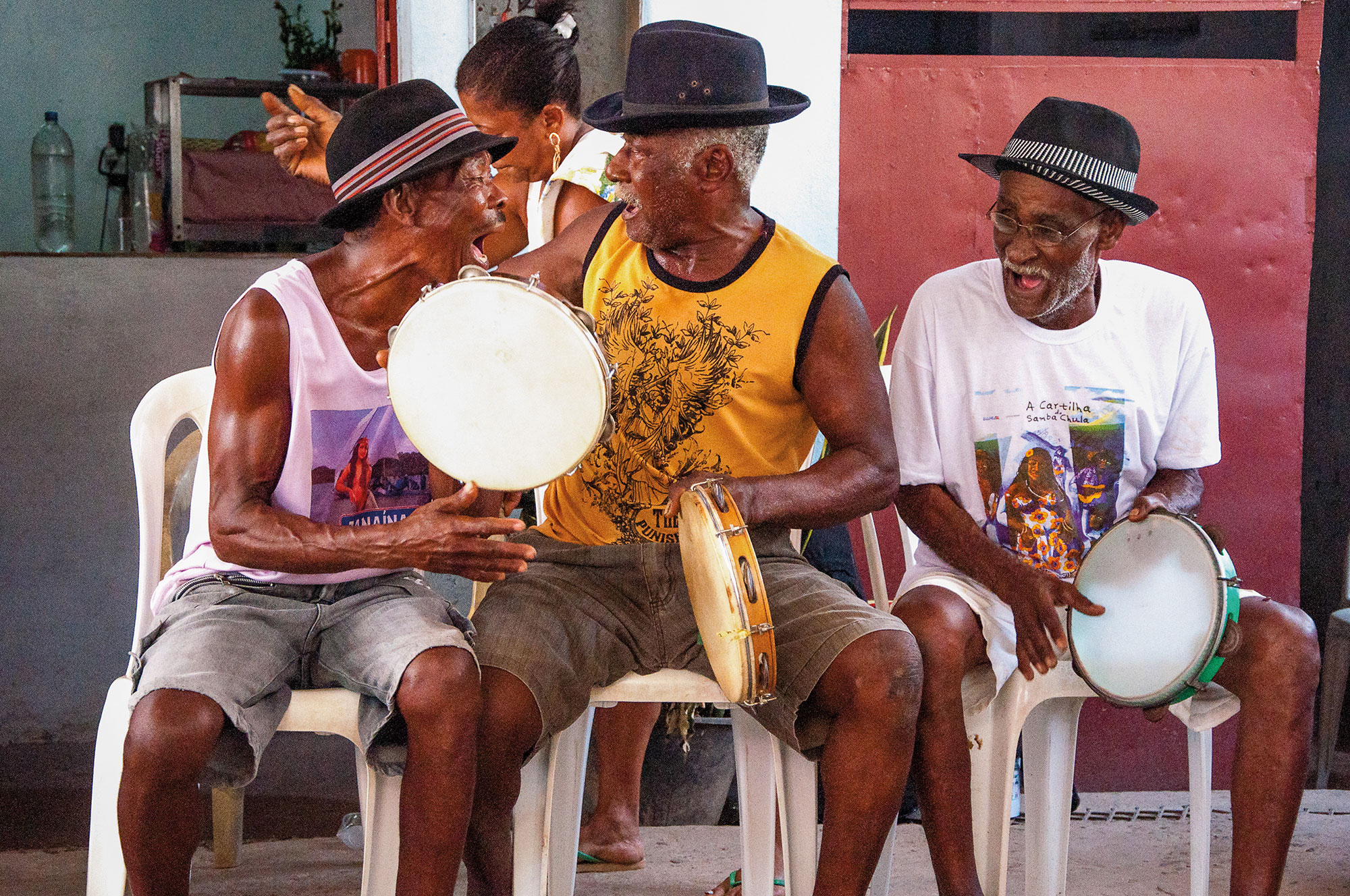 Uma trinca do barulho: Ecinho, João e Massu / Foto: Gabrielle Guido