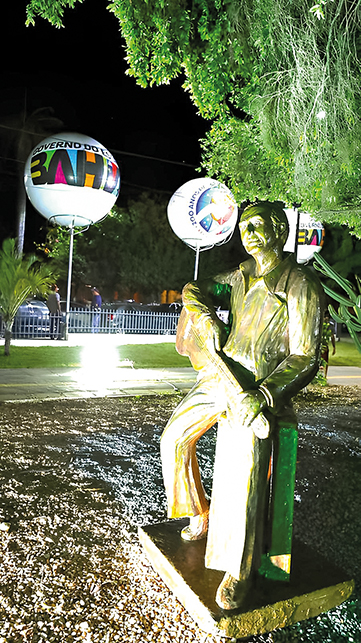 O filho mais ilustre de Juazeiro, dá nome ao centro cultural da cidade/ Foto: Mateus Pereira