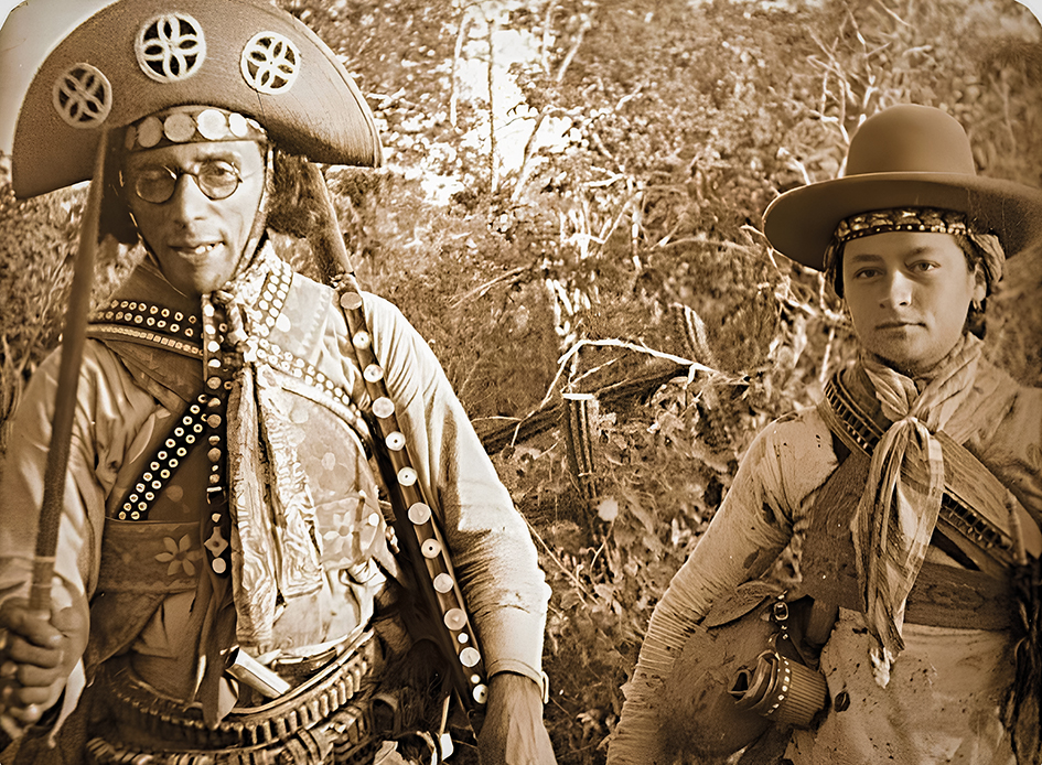 Virgulino Ferreira, o Lampião, e Maria Bonita/ Foto: Benjamin Abrahão